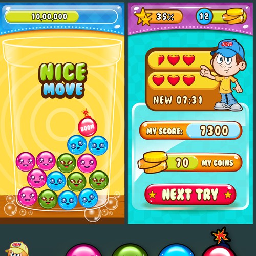 App redesign in Bubble Tea style