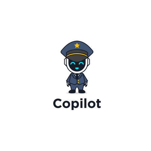 Modern Robot Pilot Logo