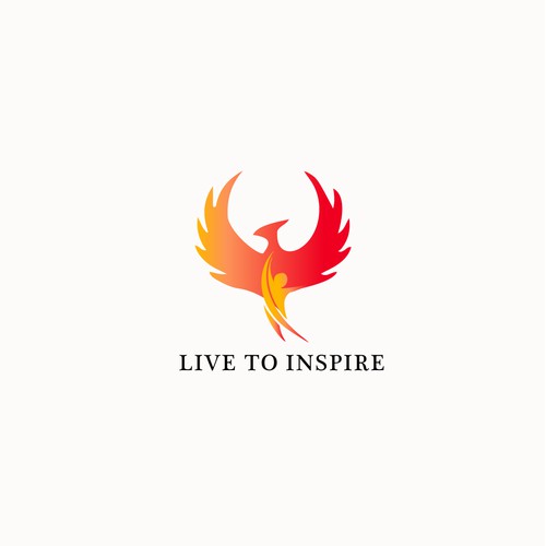 Live to inspire logo design