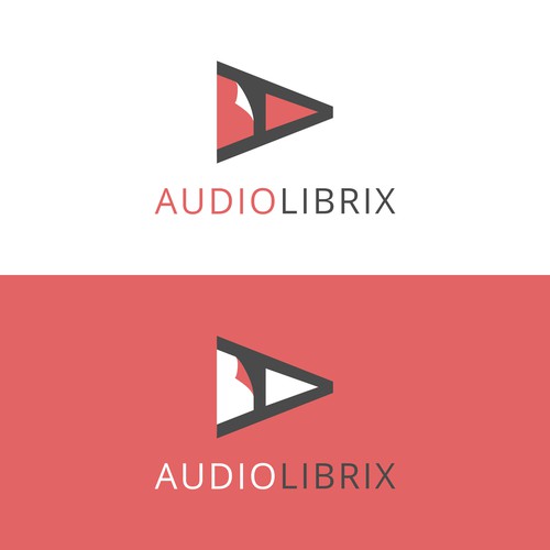 Logo for a distributor of digital audiobooks