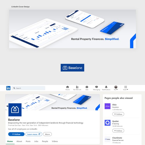 Linkedin Banner for Landlord Banking & Rental Property Finances