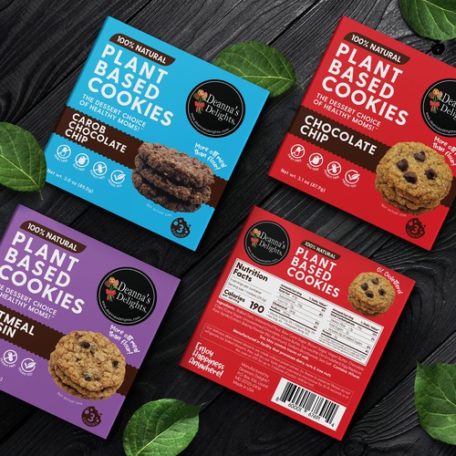 Packaging Design for Deanna's Delights Cookies