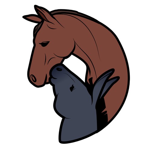 Horse with little buddy