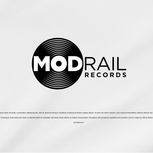 Bold logo for Record Label Company
