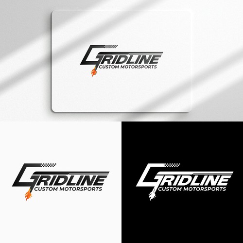GRIDLINE CUSTOM MOTOR || Logo Design