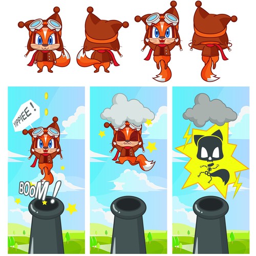 IOS/Android Cartoon game character