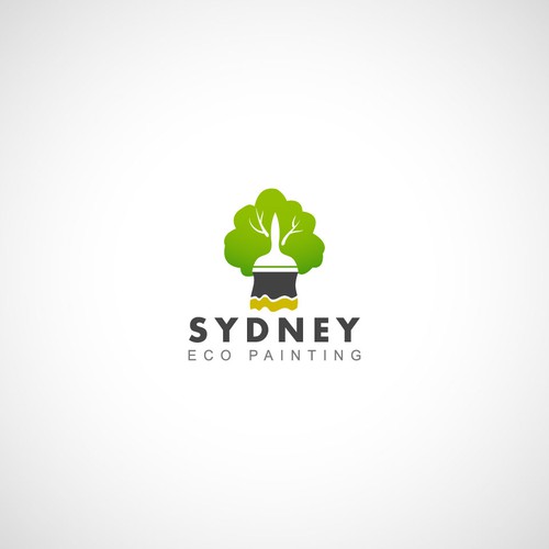 Logo concept for paint company