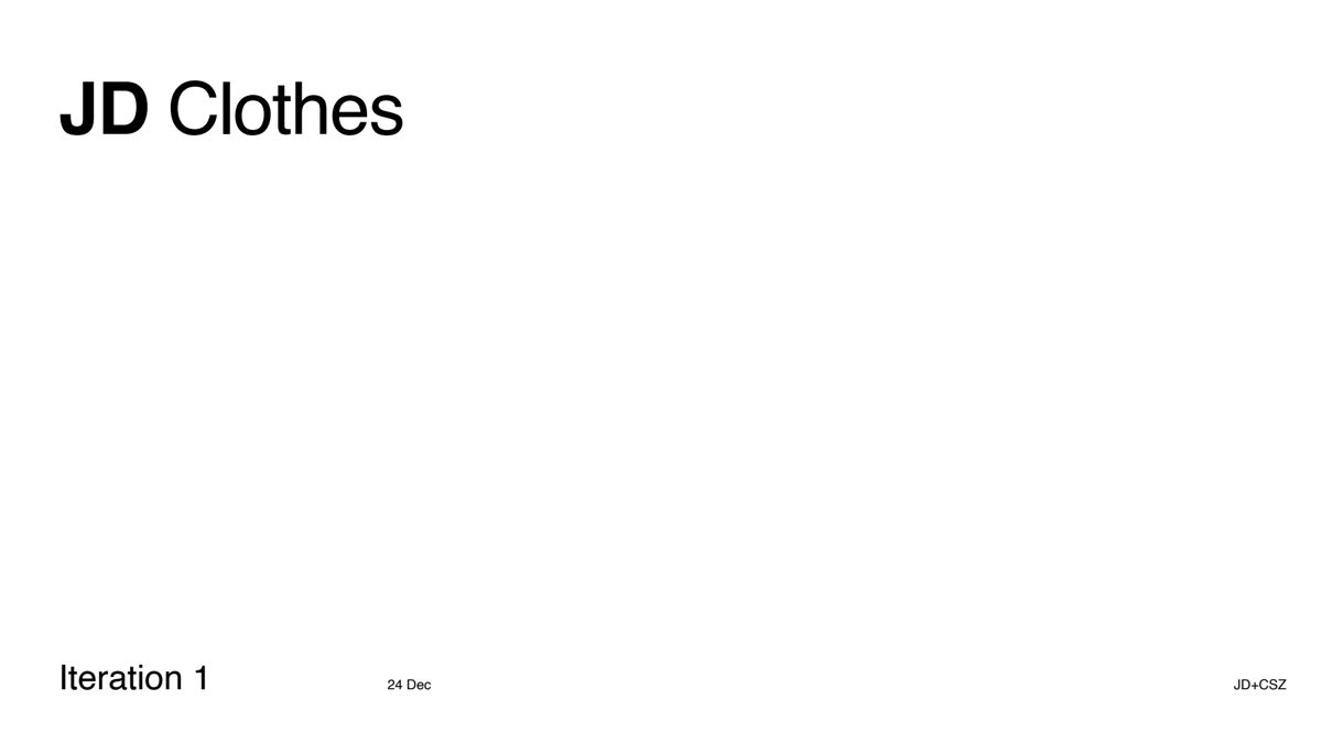 Logo application on clothes