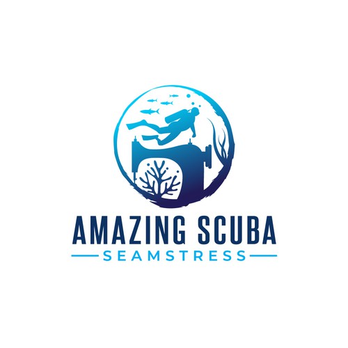 Scuba diving logo