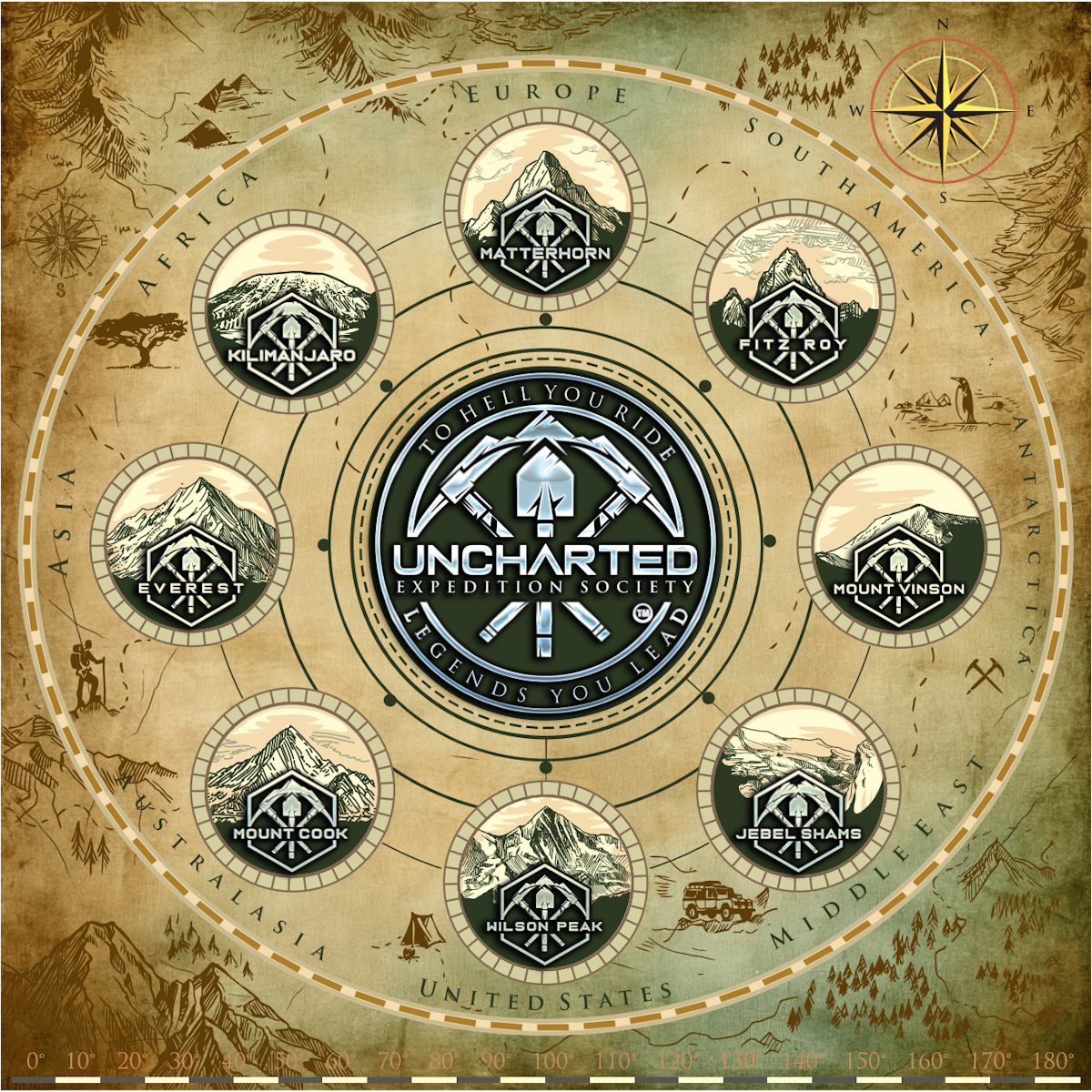 Uncharted Expedition Society - Map