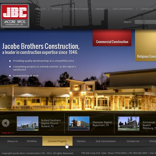 Emotive, Cinematic website design wanted for JBC