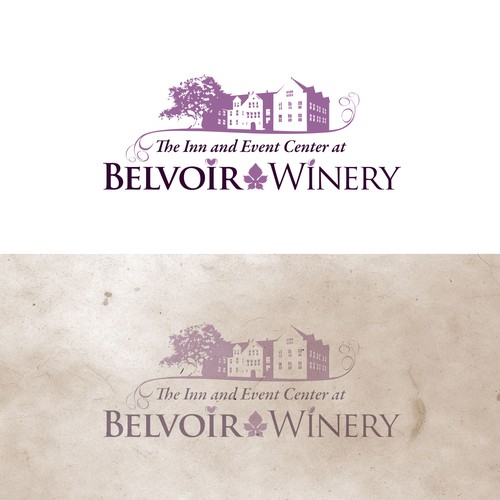 Create a logo for a winery with new event space & inn