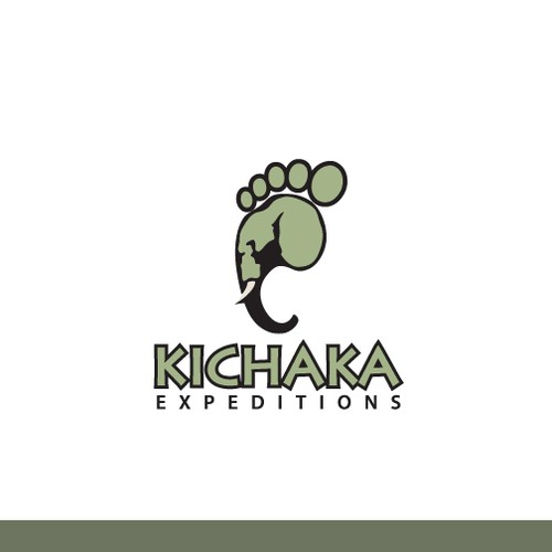 logo for Kichaka Expeditions! A walking safari company in Tanzania, Africa!!