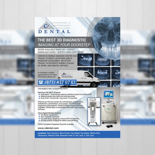 Dental Imaging Company Mobile Marketing Flyer