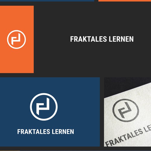 Fraktales Lernen Logo Design