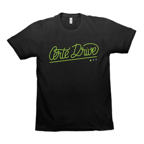 Create a fun, simple, and unique t-shirt for CerteDrive