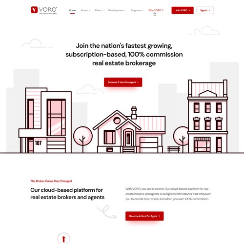 Modern Real Estate website design