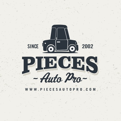 Need a vintage logo design for a car spare part online retailer