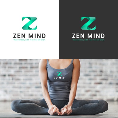 Logo concept for a Yoga clothing company