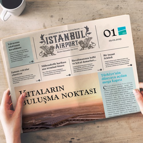 Newspaper and Logo Design