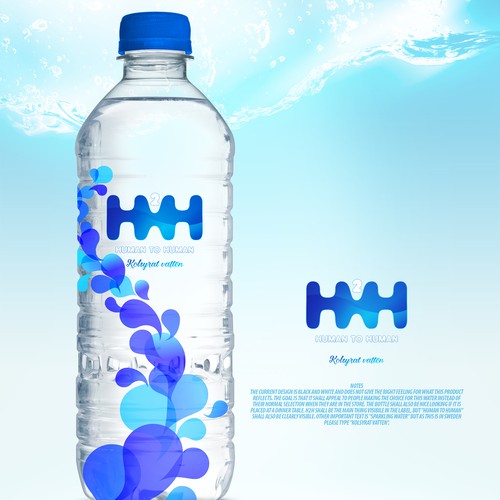 H2H logo and label design