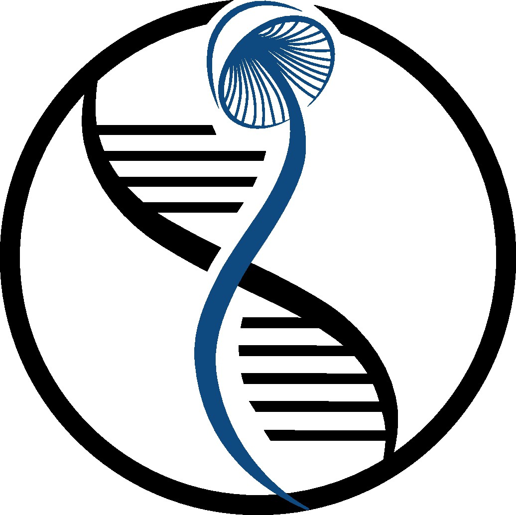 Circular scientific symbol to accompany logo 