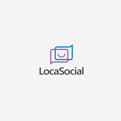 Logo design for LocaSocial