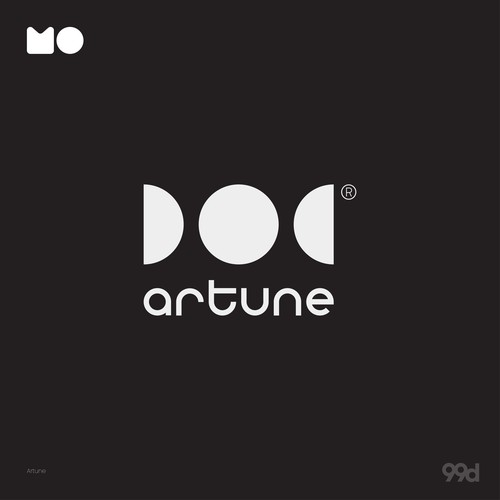 logo for an art platform.