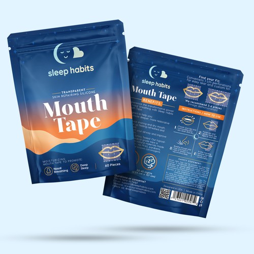 Pouch Packaging Design for Sleep Brand
