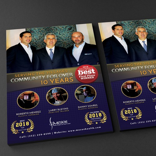 Flyer Design for Plastic Surgery Company