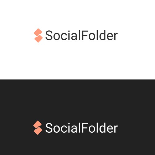 Logo design for social media book manager