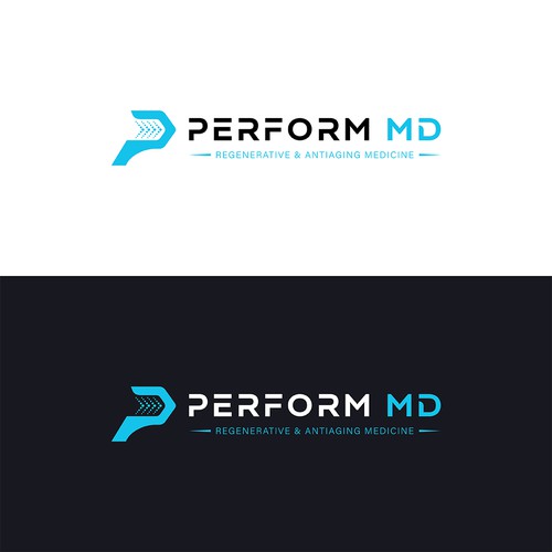 Perform MD logo design