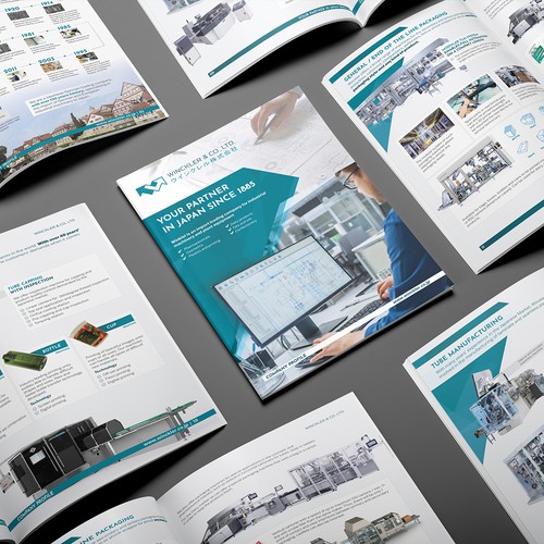 Corporate brochure/booklet for a German/Japanese trading and engineering company