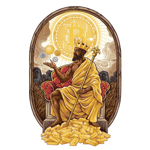 Crypto themed redention of mansa Musa (the richest man who ever lived)