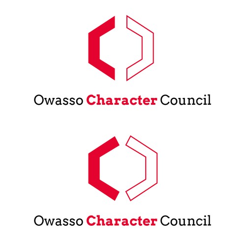 Logo concept for the Owasso Character Council