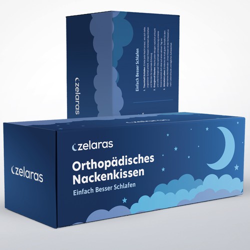 Orthopedic Pillow Packaging design