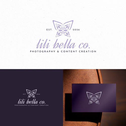 Feminine logo concept for photographer