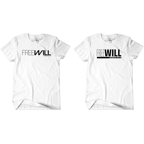 Modern, Creative, Minimalistic T-shirt Design for FreeWill