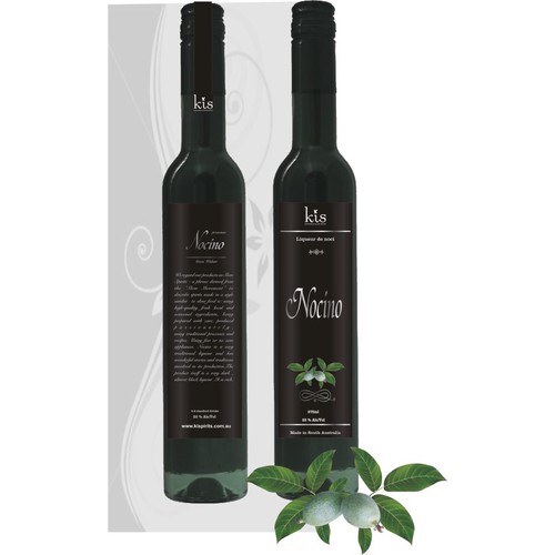 Nocino Liqueur label