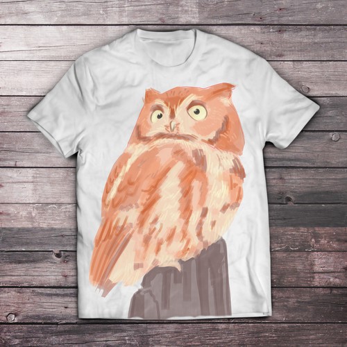 t shirt owl design