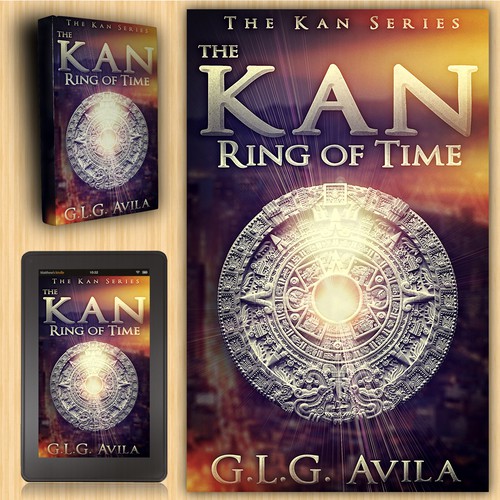 Cover design for "The Kan - Ring of Time"