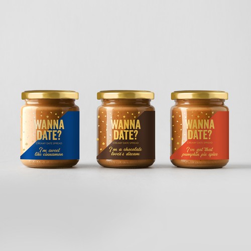 Dates spread label design