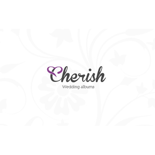 Stylish logo for the wedding service company