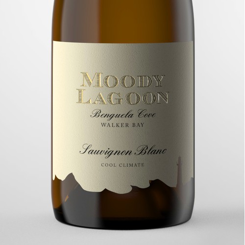 UK wine label design for Benguela Cove