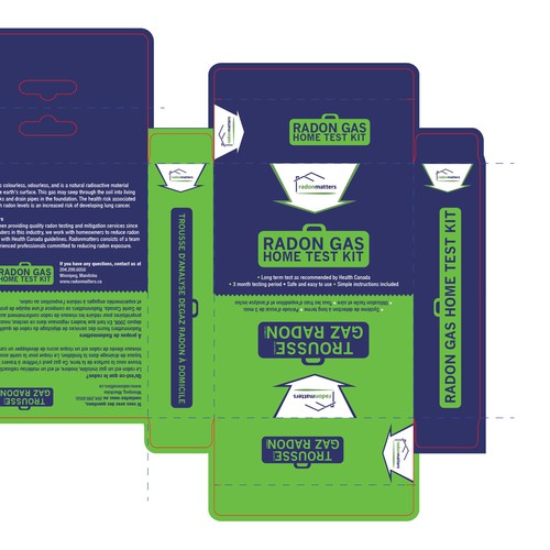 Packaging Design for Gas Home Test Kit