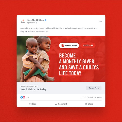 Non Profit Attractive Facebook Ads
