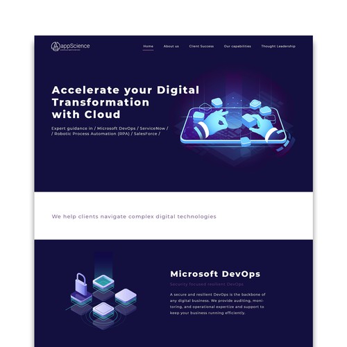 IT and cloud computing web design