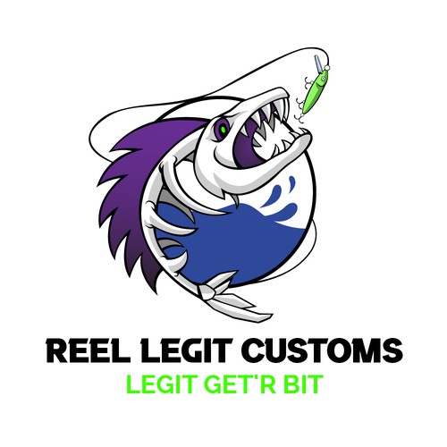 Logo Concept for REEL LEGIT CUSTOMS