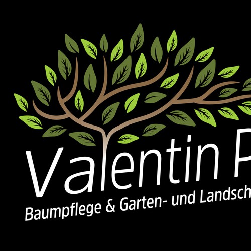 Modern logo for a gardening and landscaping company