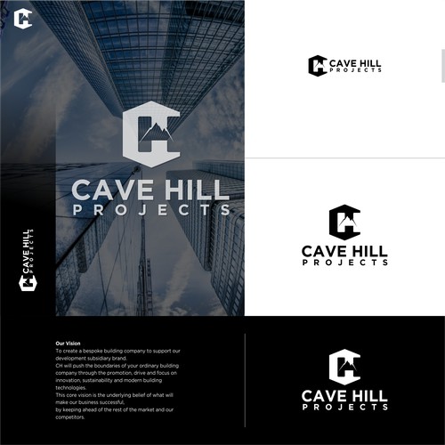 Logo concept for cave hill projects